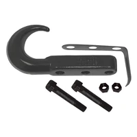 42-02 Jeep CJ / Jeep Wrangler Black Front Tow Hook