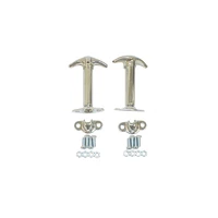 41-95 Jeep CJ / Jeep Wrangler YJ Chrome Hood Catch Set