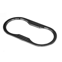 Billet Alum Cup Holder Bezel Black 07-10 Jeep Wrangler