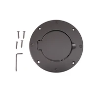 Non-Locking Gas Cap Door Black 97-06 Jeep Wrangler