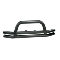 3-In Dbl Tube Front Bumper Black 76-06 CJ &Jeep Wrangler
