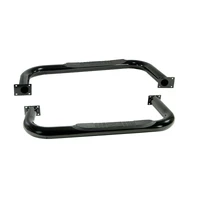 3-In Round Side Steps Black 87-95 Jeep Wrangler