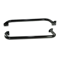 3-In Round Side Steps Black 97-06 Jeep Wrangler