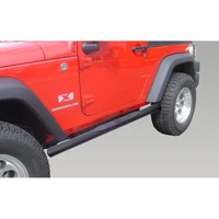 4 1/4-In Oval Side Step Black 07-18 Jeep Wrangler JK