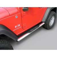 4 1/4-In Oval Side Steps SS 2-Door 07-18 Jeep Wrangler JK