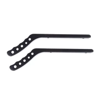 Aluminum Grab Handles Rear Pair Black 07-18 Jeep Wrangler JK/JKU