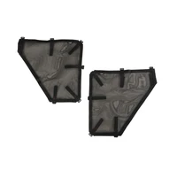 Fortis Tube Door Covers Rear Pair Black 18-20 Jeep Wrangler JLU