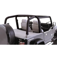 Roll Bar Cover Kit Black Denim 97-02 Jeep Wrangler