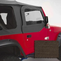 Upper Soft Door Kit Khaki Denim 97-06 Jeep Wrangler
