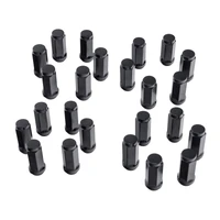 Wheel Lock Nut Set 24 Black M14-1.5
