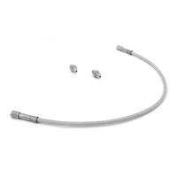 Rear Brake Hose Braided Stainless 67-73 CJ