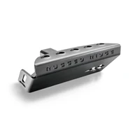 07-23 Jeep Wrangler JK/JKU/JL/JLU & 20-23 Gladiator Hitch Skid Plate 2in. Rec - Tex Blk