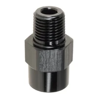 Designed for Bosch M10x1.0 Sensors to Suit 1/8" NPT Male - Black Aluminium