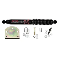 Steering Stabilizer Single Kit Black Single Kit 99 Ford F-250 99-04 Ford F-250 Super Duty 99-04 Ford F-350 Super Duty 00-05 Ford Excursion
