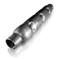 3in CHAMBERED ROUND MUFFLER (MILL FINISH)