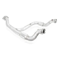 2015-16 F150 2.7L Downpipe 3in High-Flow Cats Y-Pipe Factory Connection