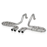 1997-04 Corvette C5 2-1/2in Axleback Quad Rolled Edge Tips