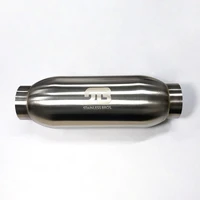 4in Body x 12.0in Length 3in Inlet/Outlet Bullet Resonator