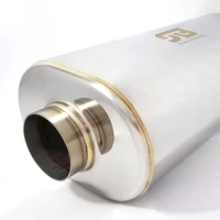 3.0in x 12.0in OAL SS304 Muffler - Polished