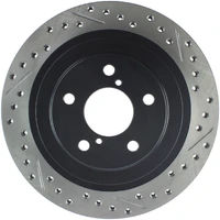 StopTech 06-07 Subaru Impreza WRX (Exc STi) Slotted & Drilled Left Rear Rotor