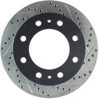 StopTech 01-09 Chevrolet Silverado 2500HD 3500 Front Left Slotted & Drilled Rotor