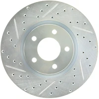 StopTech 07-13 Mazdaspeed3 Sport Slotted & Drilled Front Right Rotor