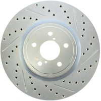 StopTech 05-14 Subaru Legacy Select Sport Drilled & Slotted Rotor - Left