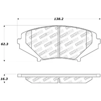 StopTech Street Touring 04-07 RX-8 Front Pads