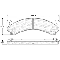 StopTech Sport Brake Pads w/Shims and Hardware - Front