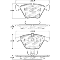 StopTech Performance 07-09 BMW E90/E92/E93 335i Coupe/Sedan Front Brake Pads D918