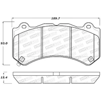 StopTech Performance 09-15 Cadillac CTS Front Brake Pads