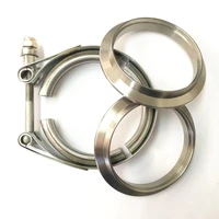3.0in Titanium V-Band Clamp Assembly (2 Flanges/1 Clamp)