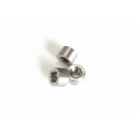 1/8in NPT Titanium Sensor Bung 1.5in to 5in Tubing - Coped End
