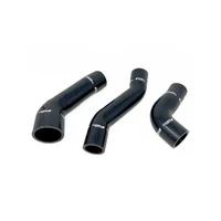 Torque Solution 13-17 Hyundai Veloster 1.6L Turbo Silicone Boost Hose Kit - Black