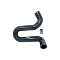 Torque Solution 2015+ Ford Mustang GT S550 Lower Radiator Hose  / OEM Oil Cooler Delete Kit - Black