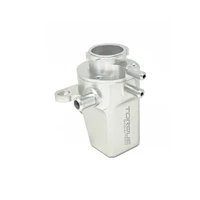 Torque Solution Coolant Expansion Tank: Subaru WRX 02-07 / STI 04-22 / Forester XT 04-08 - Silver