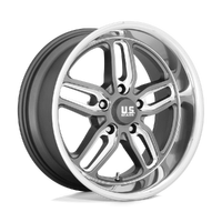 Cten U129 22x8.5 5x127 +1mm Matte Gunmetal Milled