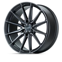 HF6-1 22x9.5 / 6x139.7- ET20 / Deep Face / 106.1 - Tinted Matte Gunmetal Wheel