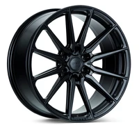 HF6-1 24x10 / 6x139.7 / ET25 / Deep Face / 106.1 - Satin Black Wheel