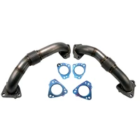 17-24 Chevrolet 6.6L L5P Duramax 2in Stainless Up Pipe Kit w/Gaskets
