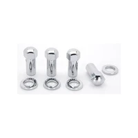 Closed End Lug Nuts 12mm x 1.5 Thread Shank Seat - Chrome (4 Pack)