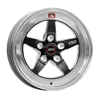 S71 15x9 / 5x4.5 BP / 7.5in. BS Black Wheel (Low Pad) - Non-Beadlock