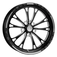 V-Series 1-Piece 17x4.5 / 5x4.5 BP / 2.25in. BS Black Wheel - Non-Beadlock