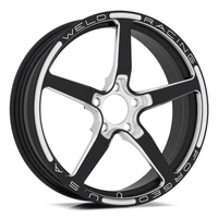 Alumastar 1-Piece 18x6 / 5x115 BP / 2.7in. BS Black Wheel - Non-Beadlock