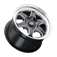 S156 17x10 Ventura 6 Drag 6x139.7 ET25 BS6.50 Gloss BLK MIL DIA 106.1