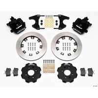 Wilwood Combination Parking Brake Rear Kit 12.19in Drilled Red Civic / Integra Drum 2.46 Hub Offset