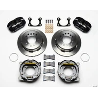 Wilwood Dynapro Low-Profile 11.00in P-Brake Kit Drill-Red Big Ford 2.36in Offset