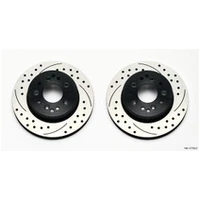 Wilwood Rotor Kit Front/Rear-Drilled 65-82 Corvette C2/C3 (1Pc Rotors)