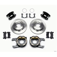 Wilwood D154 P/S Park Brake Kit Red Big Ford 2.36in Offset