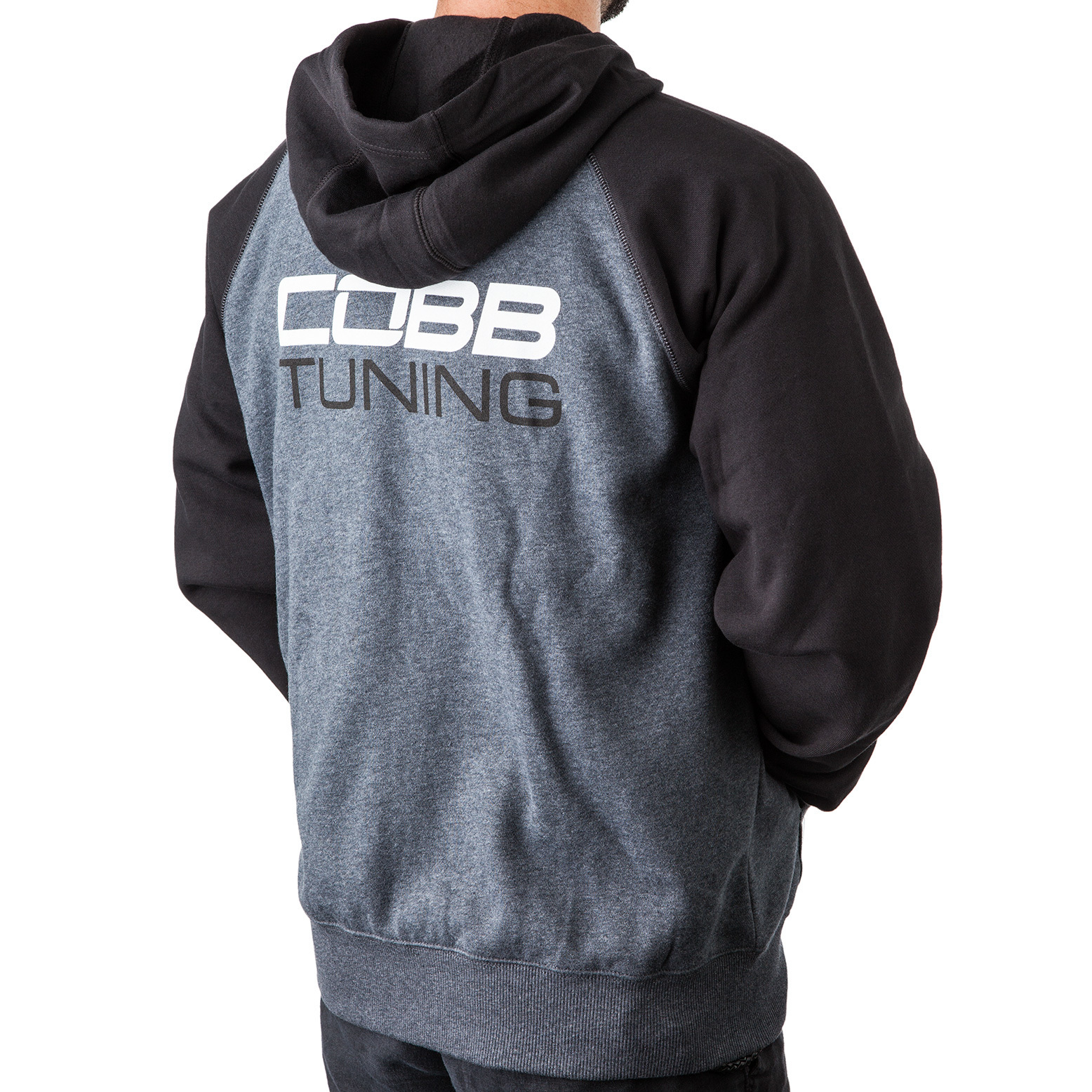 Cobb Tuning CO ZIPHOODIE Men s Logo Grey Black Full Zip Hoodie